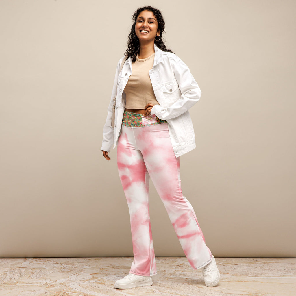 MDB Co. TIE - DYE SUMMER Flare leggings - The Million Dollar Bill Co.