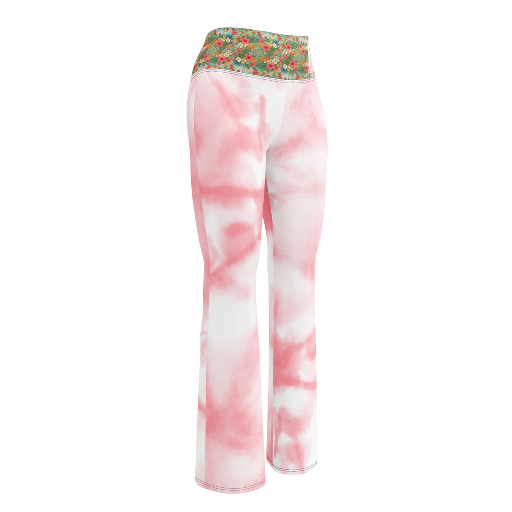 MDB Co. TIE - DYE SUMMER Flare leggings - The Million Dollar Bill Co.