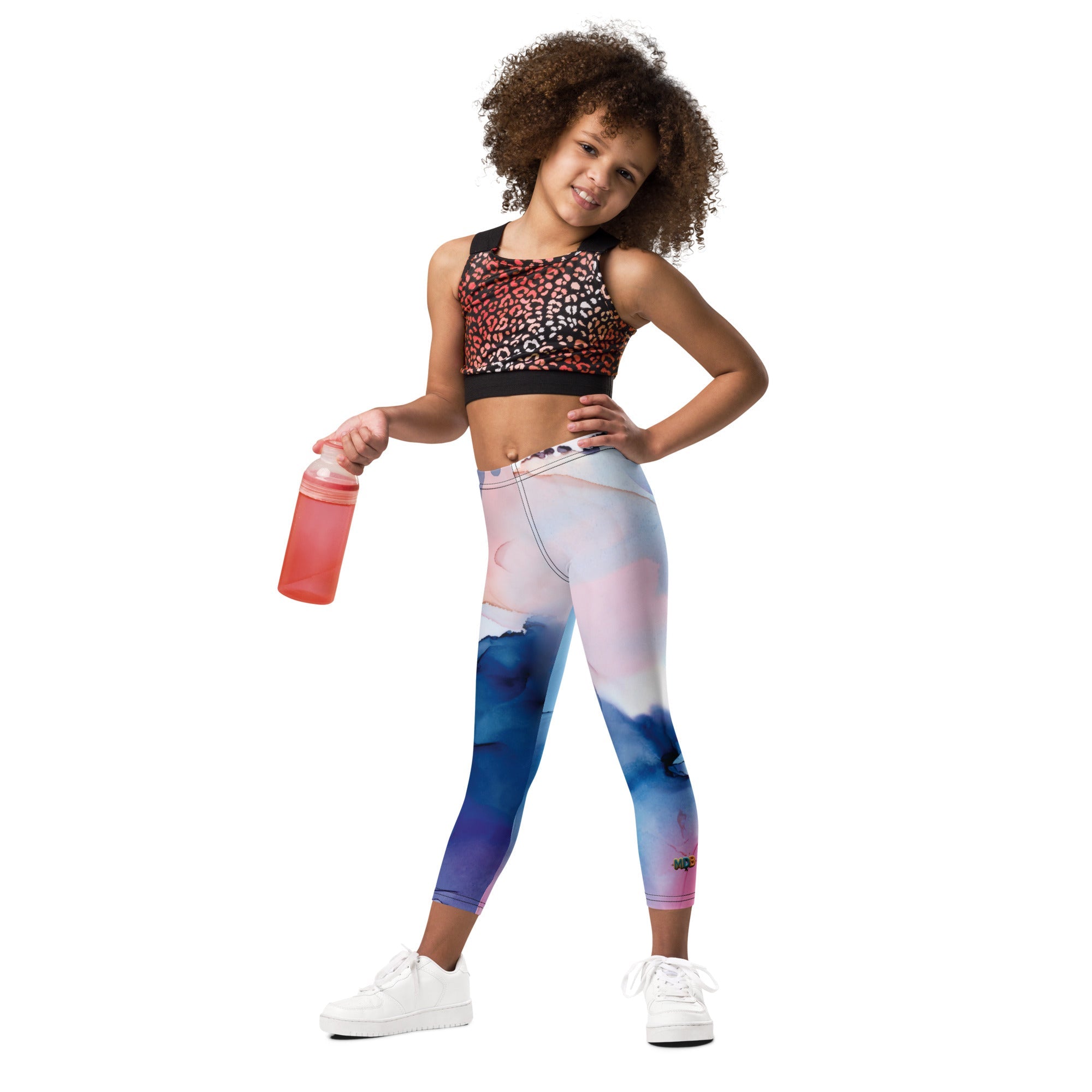 MDB Co. WATERCOLOR SPLASH Kid's Leggings - The Million Dollar Bill Co.