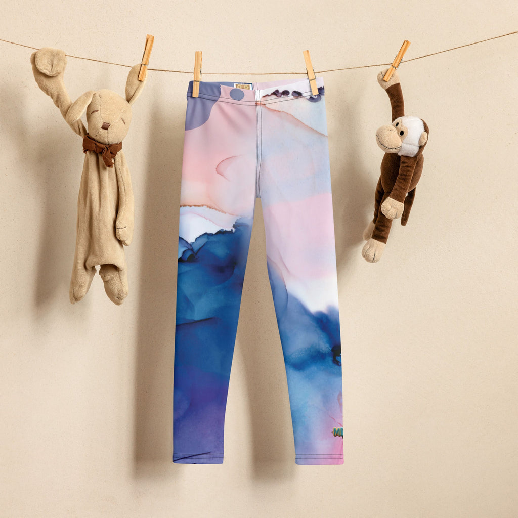 MDB Co. WATERCOLOR SPLASH Kid's Leggings - The Million Dollar Bill Co.