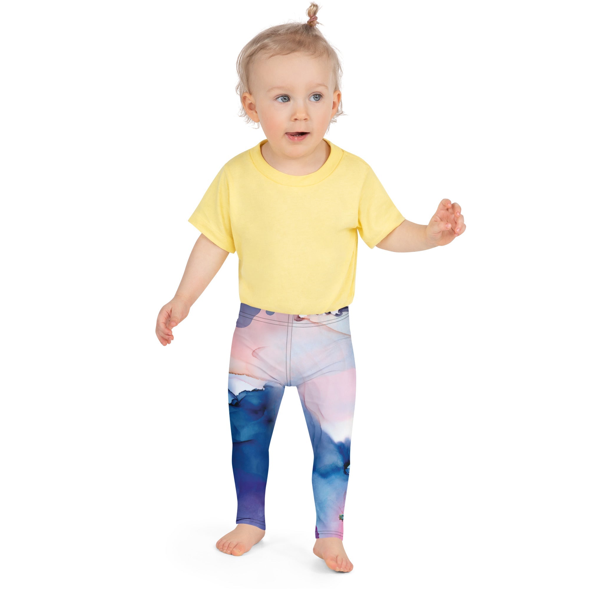 MDB Co. WATERCOLOR SPLASH Kid's Leggings - The Million Dollar Bill Co.