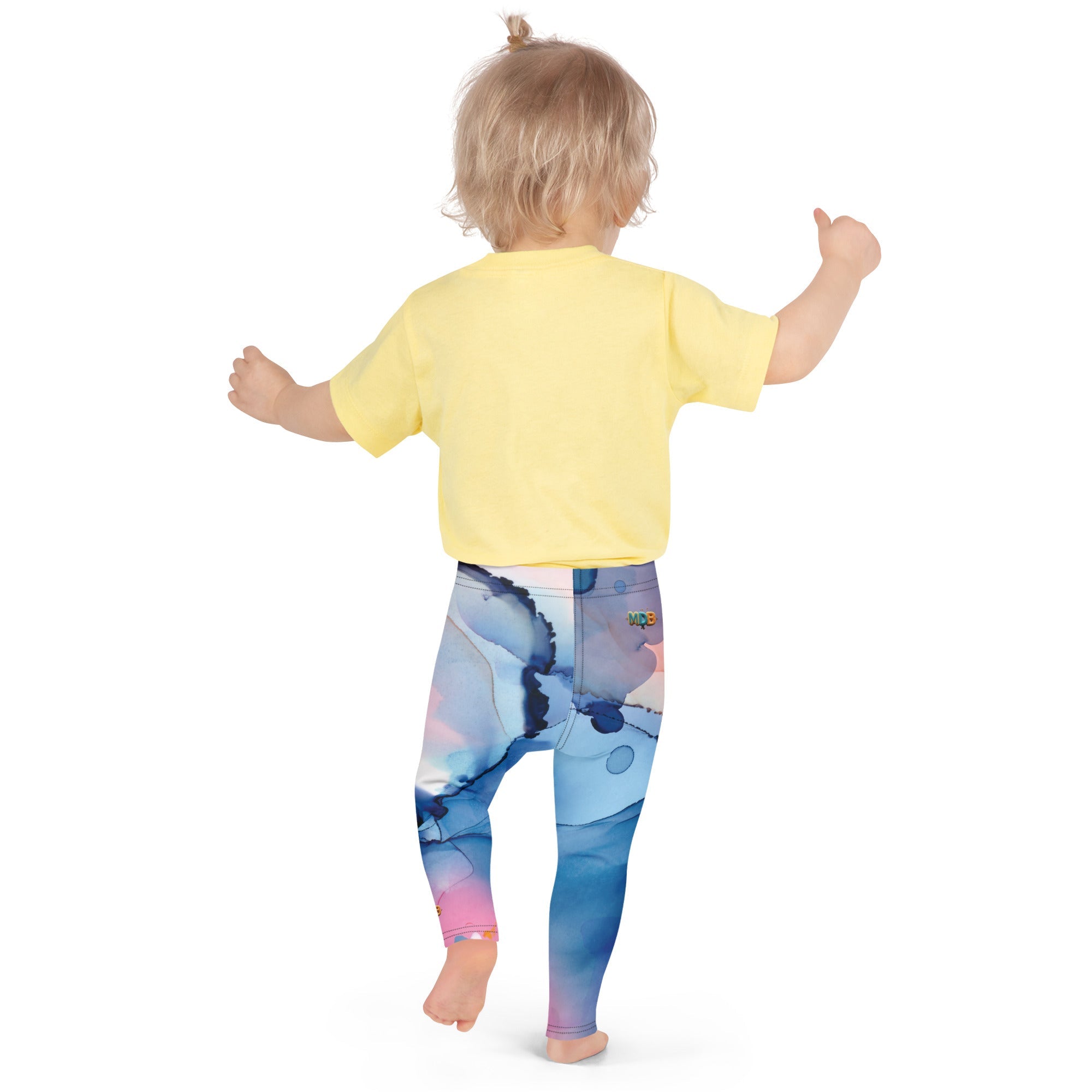 MDB Co. WATERCOLOR SPLASH Kid's Leggings - The Million Dollar Bill Co.