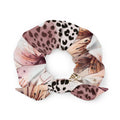 MDB Co. Leopard Flora Recycled Scrunchie - The Million Dollar Bill Co. CUT-SEW