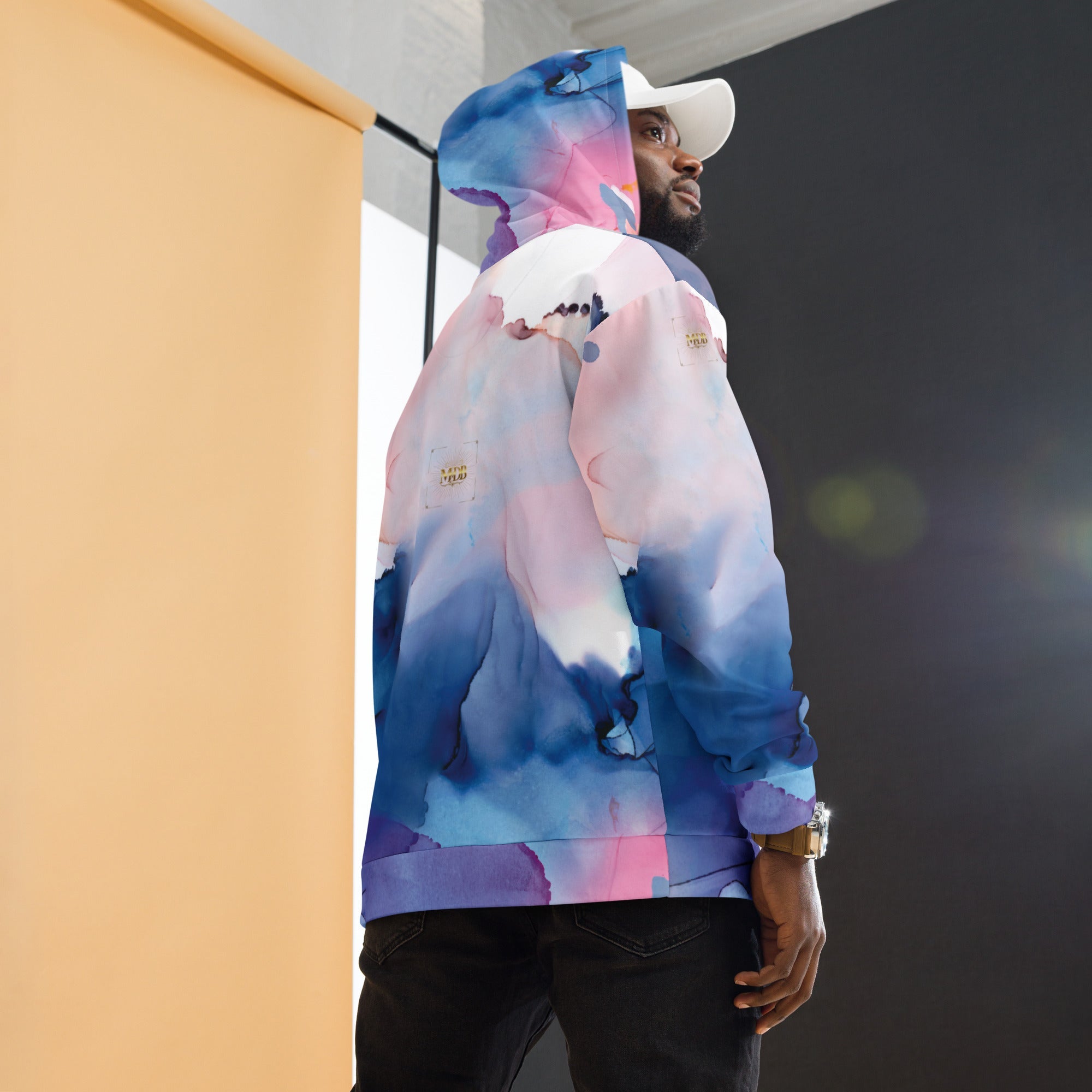 MDB Watercolor splash Unisex Hoodie - The Million Dollar Bill Co.