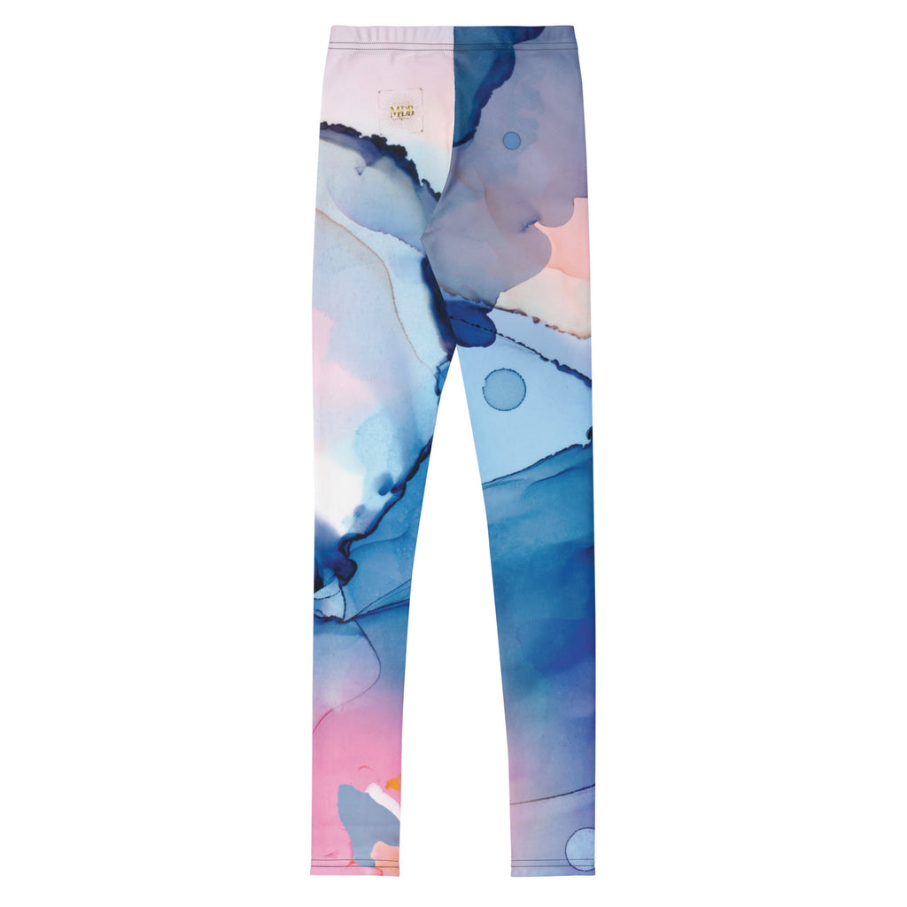 MDB Watercolor splash Youth Leggings - The Million Dollar Bill Co.