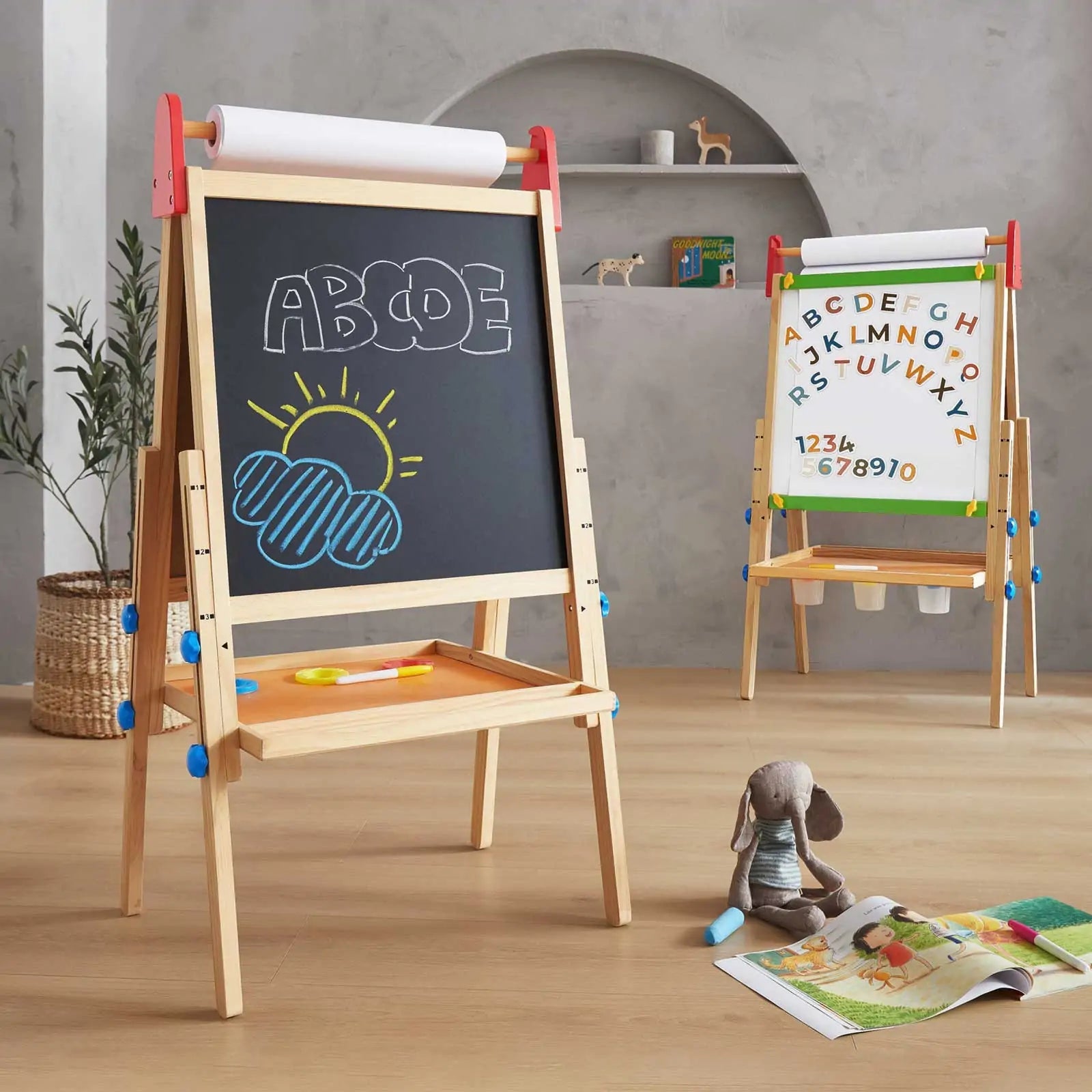 Million Dollar Babies presents: Tiny Land® 3 - in - 1 Art Easel for Kids - The Million Dollar Bill Co.