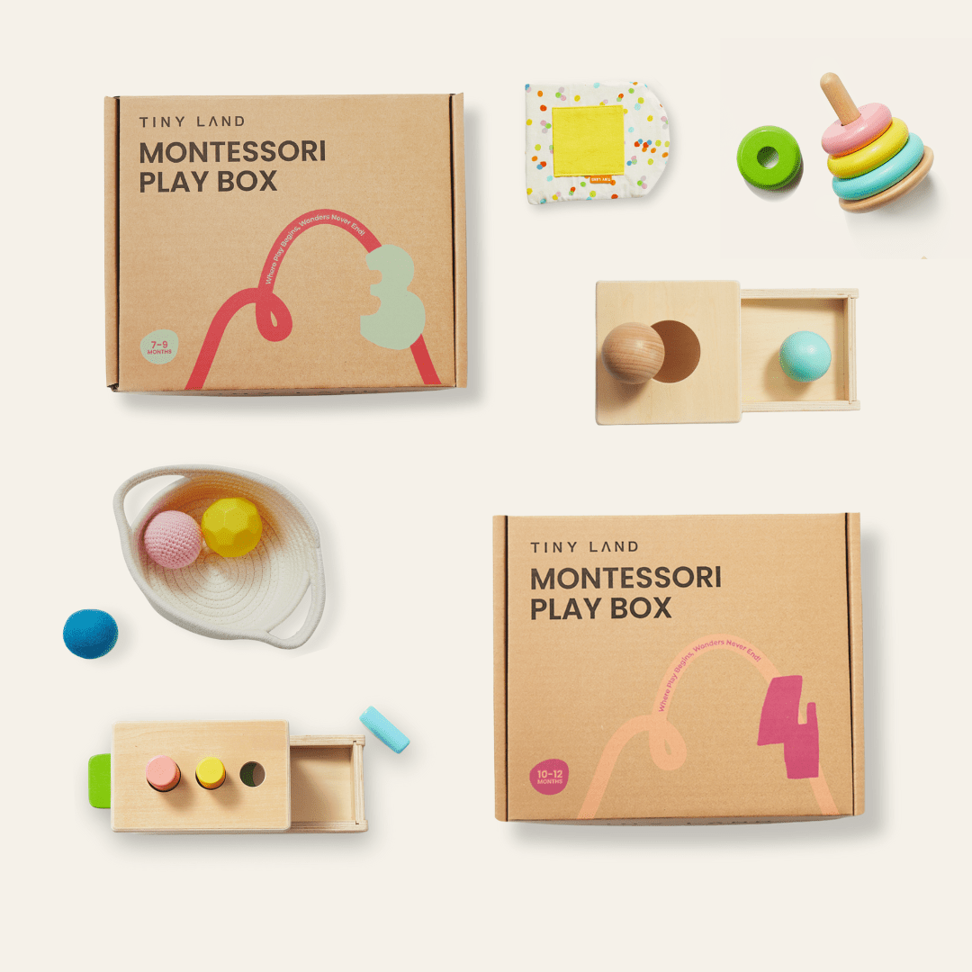 Million Dollar Babies presents: Tiny Land® Montessori Early Skills Baby Set（7–12 months） - The Million Dollar Bill Co.