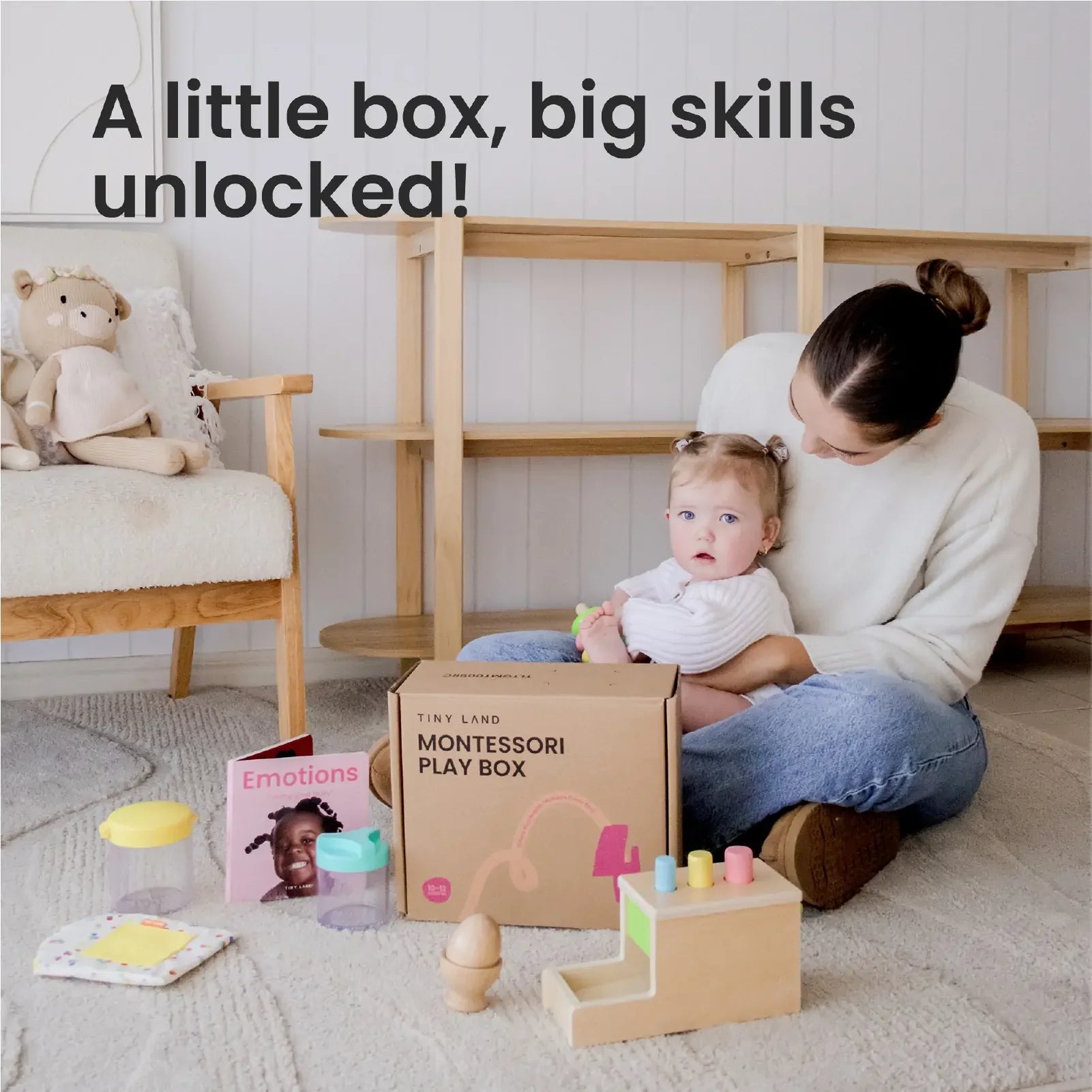Million Dollar Babies presents: Tiny Land® Montessori Early Skills Baby Set（7–12 months） - The Million Dollar Bill Co.