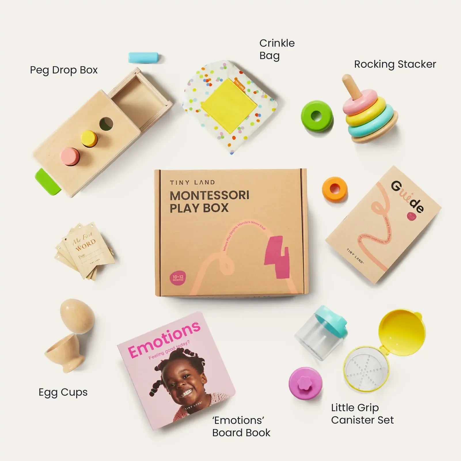 Million Dollar Babies presents: Tiny Land® Montessori Toys for Infants (10–12 Months) - The Million Dollar Bill Co.