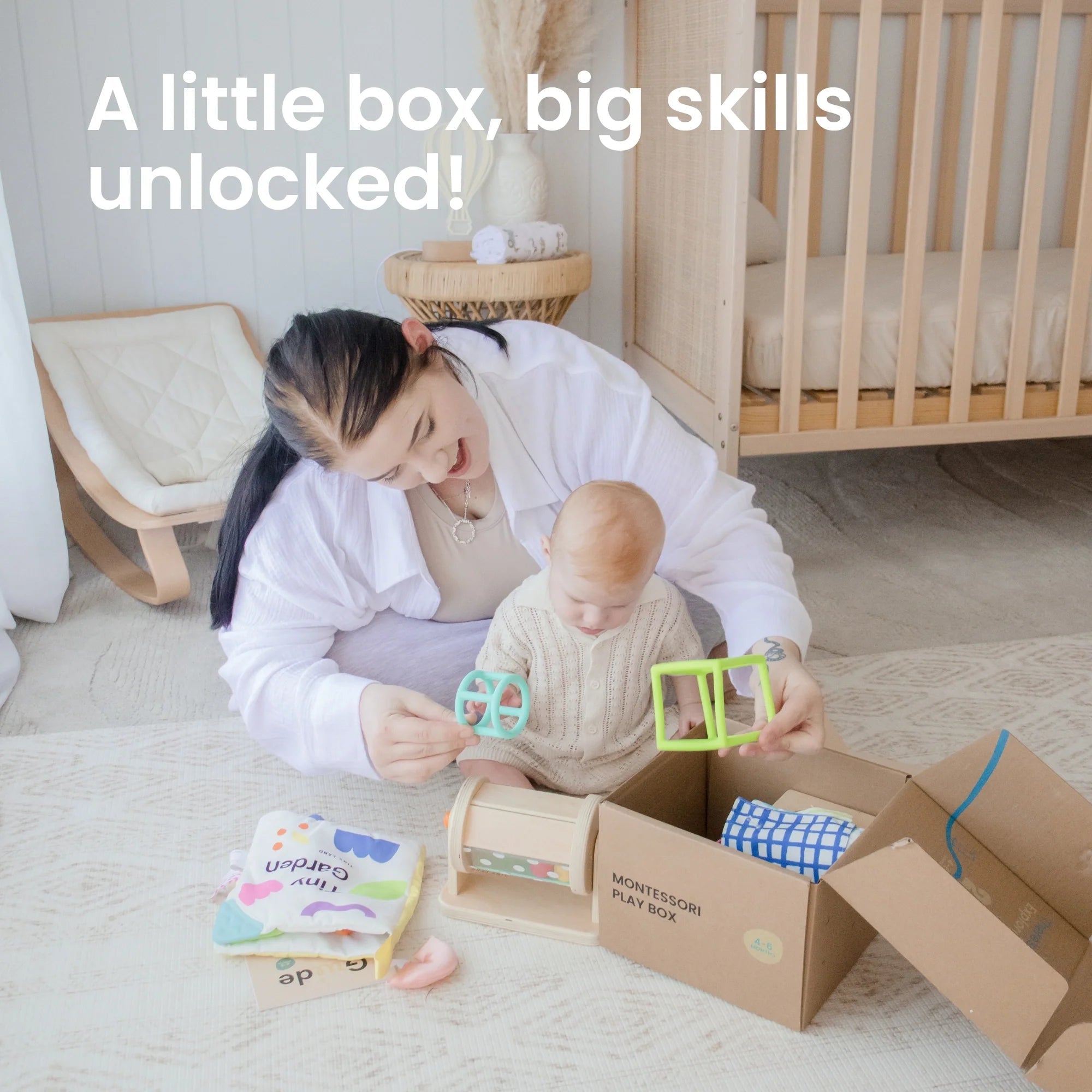 Million Dollar Babies presents: Tiny Land® Montessori Toys for Newborns (4–6 Months) - The Million Dollar Bill Co.