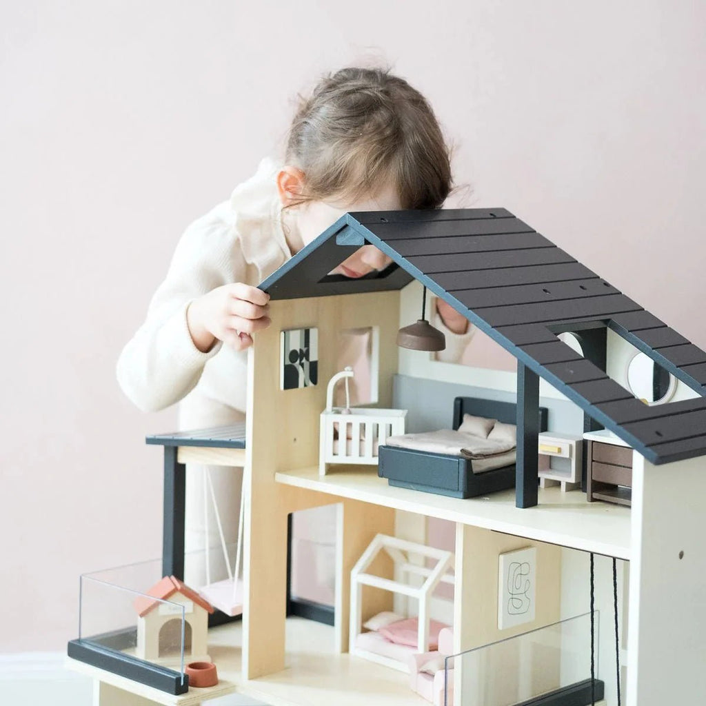 Million Dollar Babies presents: Tiny Land® Sweetwood Edge Dollhouse - The Million Dollar Bill Co.