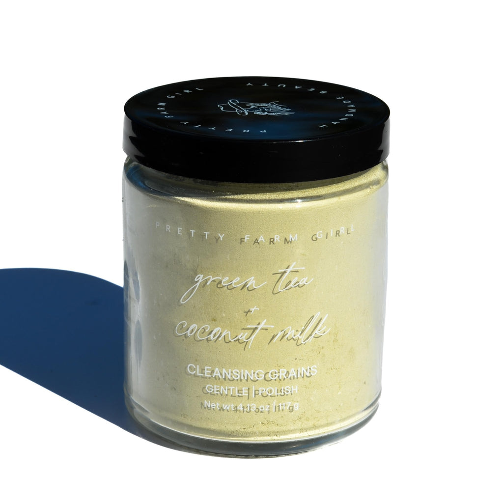 Million Dollar Beauty Green Tea + Coconut Milk Facial Cleansing Grains - The Million Dollar Bill Co.