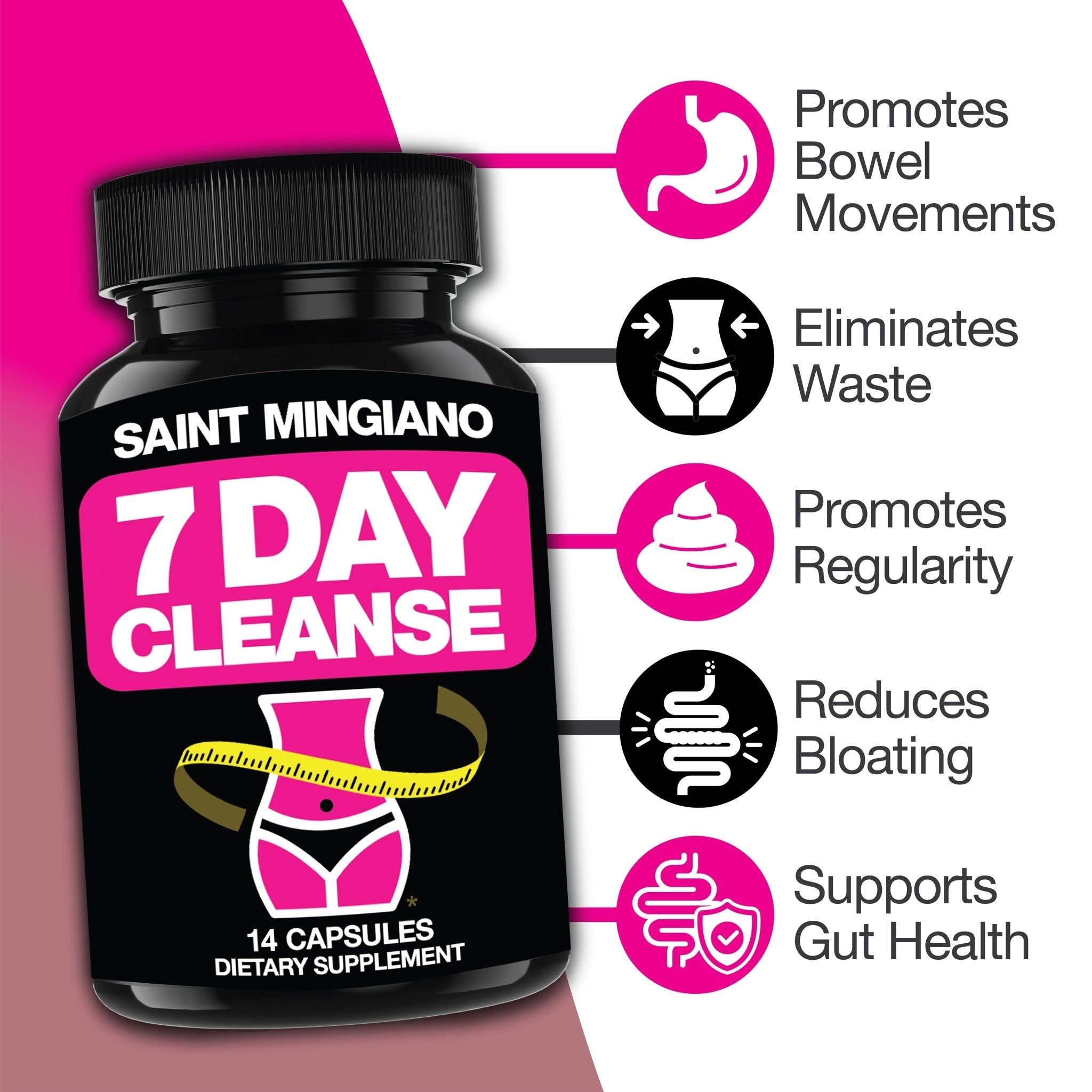 Million Dollar Bill Co presents: 7 Day Cleanse Program | Colon Detox with Natural Laxative for Constipation & Bloating - The Million Dollar Bill Co.