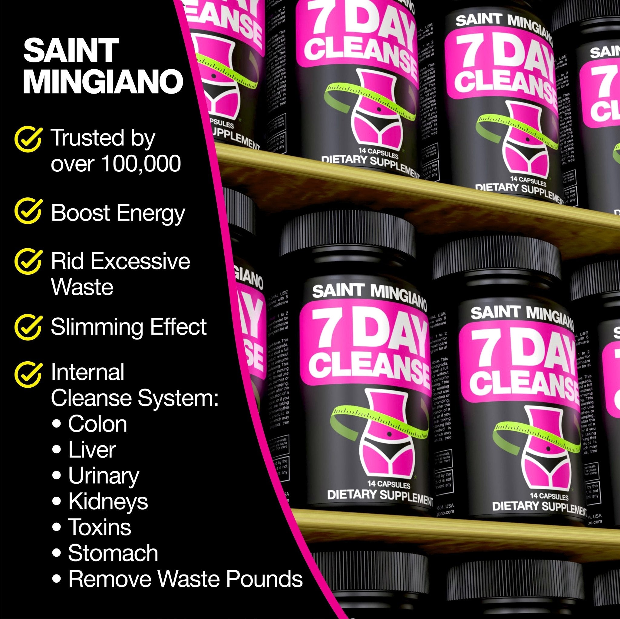 Million Dollar Bill Co presents: 7 Day Cleanse Program | Colon Detox with Natural Laxative for Constipation & Bloating - The Million Dollar Bill Co.