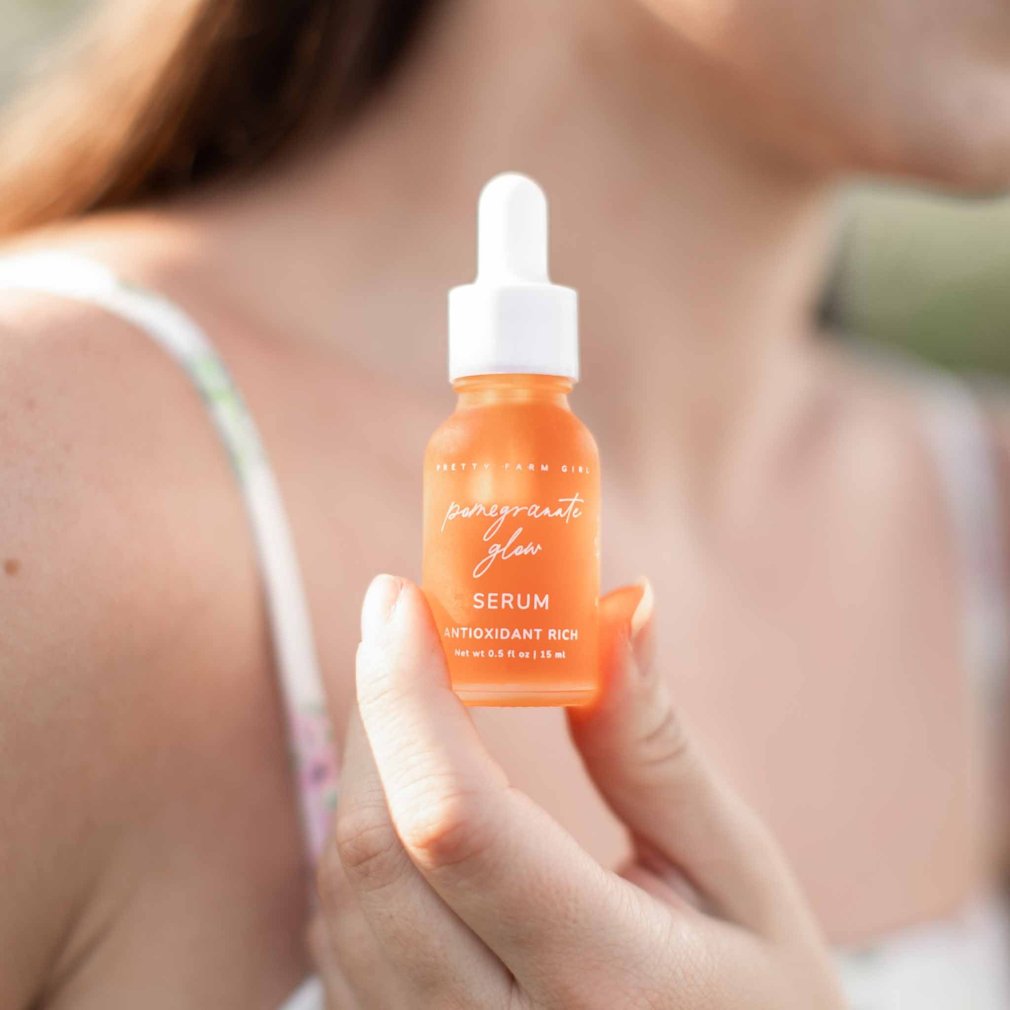 Million Dollar Beauty presents: Pomegranate Glow Natural Skin Protecting Serum - The Million Dollar Bill Co. Face Serum