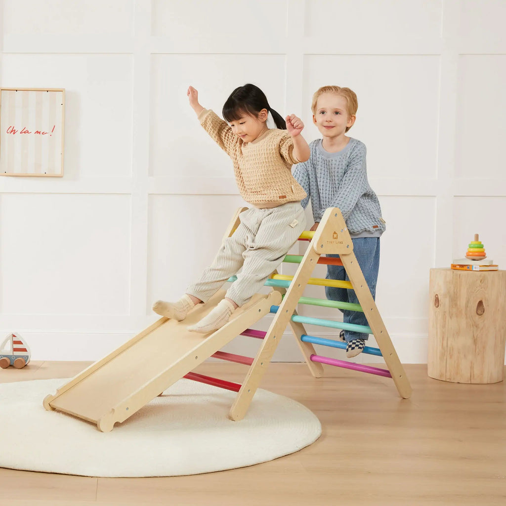 Tiny Land® 7 - in - 1 Rainbow Climbing Set - The Million Dollar Bill Co.
